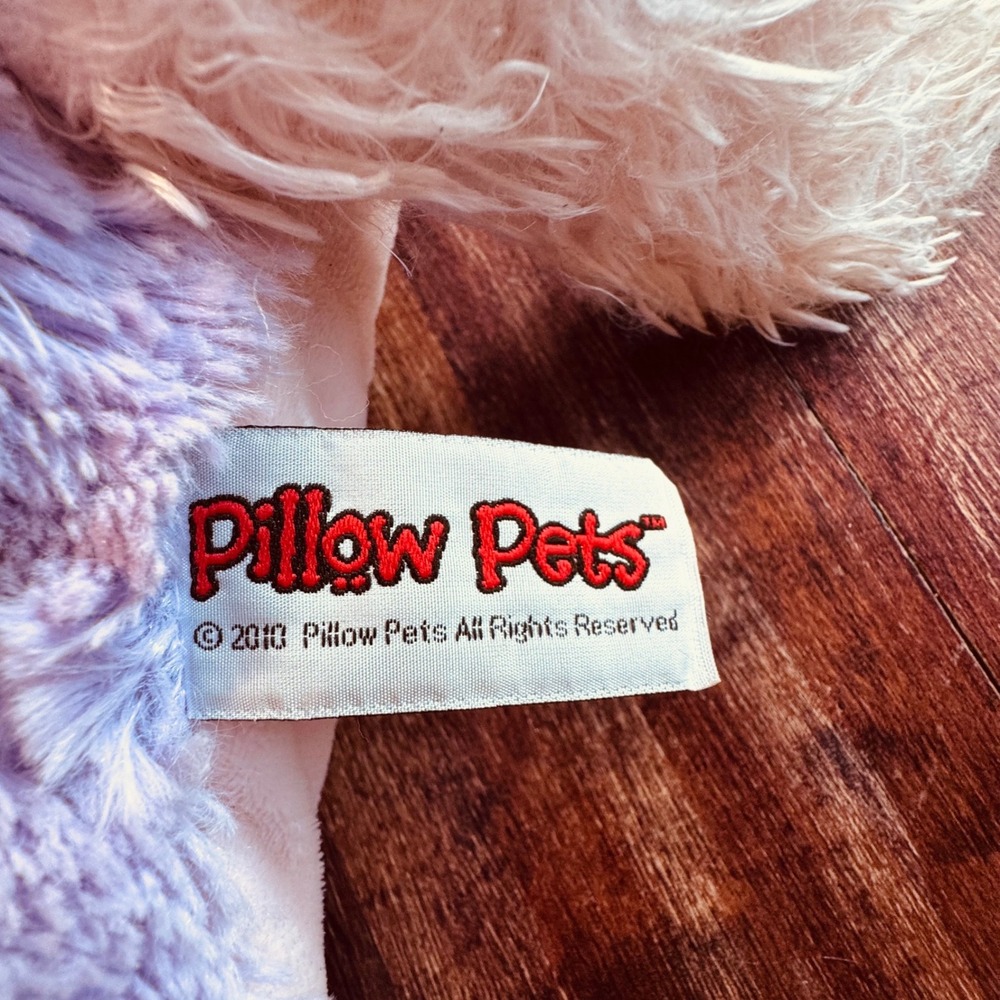 Pillow Pets Magical Unicorn Purple Plush Stuffed Animal Toy 18 inch Large‎ 2010 - Picture 4 of 14